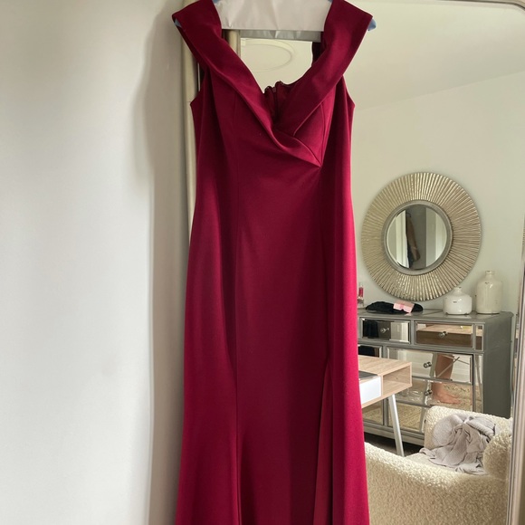 Burgundy Dress Size 8/10 - Picture 1 of 6